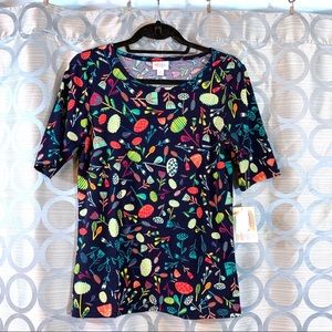LuLaRoe Gigi Medium Shirt NWT Multicolored